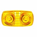 Truck-Lite Signal-Stat, Oval, Yellow, Acrylic, Replacement Lens For M/C Lights 1201, 1203, 1204, 1211A 9007A-3
